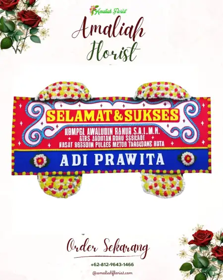 Papan Bunga Ucapan Selamat Kudi